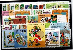 50 timbres thematique " Disney NEUFS "( 270425)