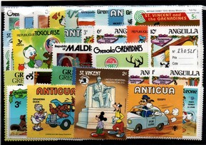 50 timbres thematique " Disney NEUFS "( 270525)