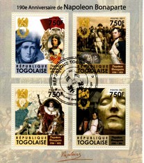 bloc timbres thematique " Napoleon 37